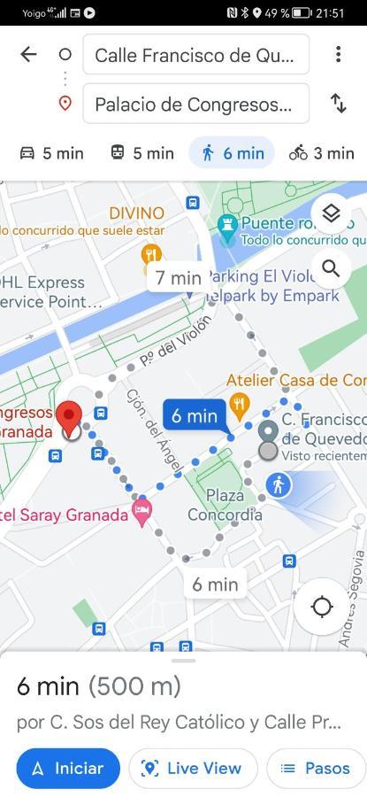Center Templo Garden Parking Gratis Lejlighed Granada Eksteriør billede
